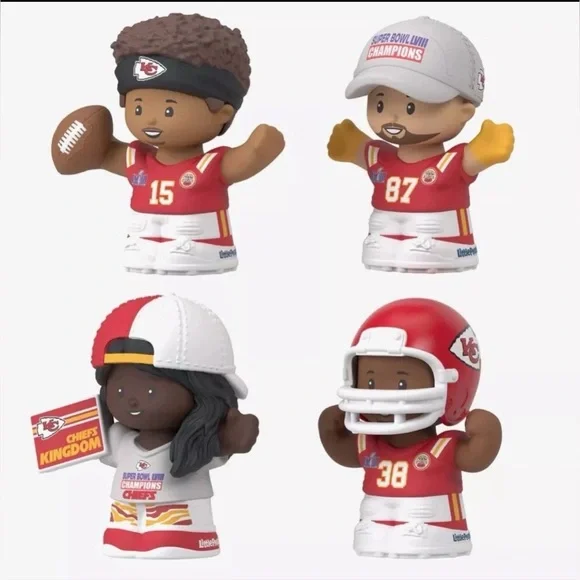 ❤️💛Mattel Little People NFL Chiefs Super Bowl LVIII Champions Playset - Picture 3 of 7